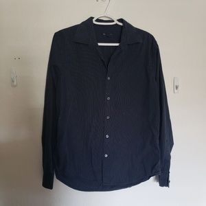 Blue collared long sleeve